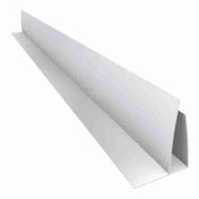 PERFIL "F" P/10mm PVC blanco x 3m. art.10620