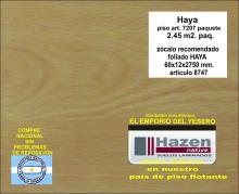 Piso flotante color Haya Art.7207