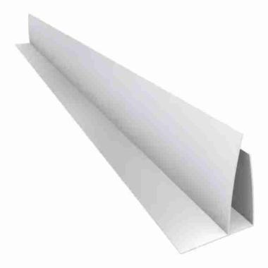 PERIMETRAL "F" P/13mm PVC blanco x 3m. art.9942