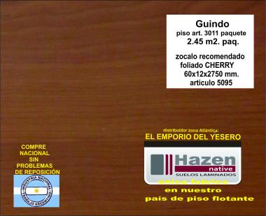 Piso flotante color Guindo Art.3011