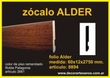 Zocalo foliado color ALDER art. 8894